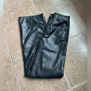 Garage faux leather straight pant (Aritzia Melina dupe)
